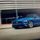 auto ford mustang color azul