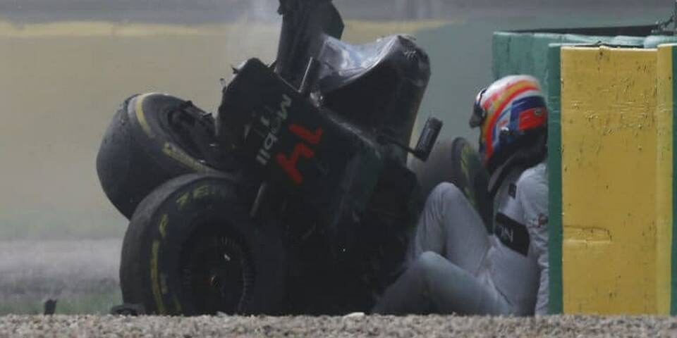 piloto formula1 en accidente