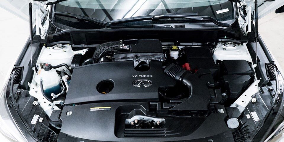 motor de auto vc-turbo color negro