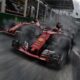 autos formula1 en competencia camara rapida